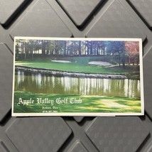 Apple Valley Golf Club Course Scorecard Howard Ohio Pre Owned Filled Out... - $169.87 MXN