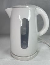 Mainstays 1.7L Electric Kettle Color White Model MS550236 Heats Fast! - $11.87