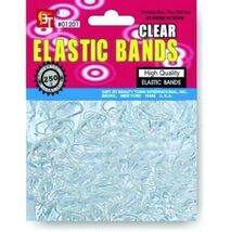 Beauty Town Clear Elastic Bands (6pk) - $9.45