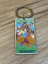 Vintage Disneyland Winnie the Pooh Rosemary Keychain Disney Estate Find KG JD - $11.88