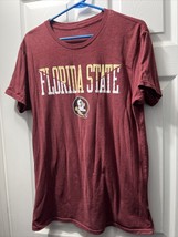 Florida State FSU T Shirt Garnett Red w Graphic Unisex Size Large - £11.90 GBP