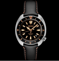 Seiko Men&#39;s Prospex Automatic Black Dial&amp;Leather Band SRPG17 (Ships Fedex 2 Day) - £308.32 GBP