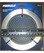 FLeXiBLe Kitchen Sink DRAIN STRAINER 5 3/4&quot; Stainless &amp; Rubber Peerless ... - €25,21 EUR