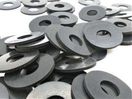 7/16&quot; ID Rubber Washers  1&quot; OD  1/16&quot; Thick  Various Package Quantities - £8.05 GBP+