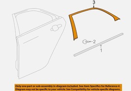 2019 Cadillac CTS New OEM Left Rear Moulding 23363162  - $86.63