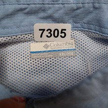Columbia Sportswear Shirt XXL Blue Long Sleeve Button Up Outdoor Fishing Men - £20.38 GBP