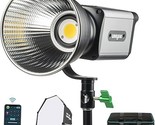 Portable 60W Studio Cob Led Video Continuous Light With Softbox, 2500K-8... - $315.99