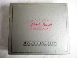 Trivial Pursuit Silver Screen Edition No. 8 1982 - £7.83 GBP