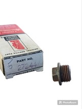 Tecumseh Drain Plug Part 27244 Steel Screw In Threaded Vintage Genuine L... - $7.00