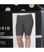 Torrid Black Polka Dot Bermuda Bike Shorts Plus Size 5X 28 - $24.99