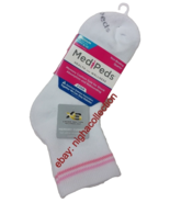 ( 4 Pairs ) Medipeds Non Binding Quarter MEMORY CUSHION Sole Women Socks... - $31.12 CAD