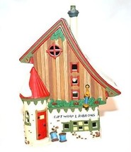 Department 56 North Pole Retired &quot;Gift Wrap &amp; Ribbons Shop&quot;  #952 - £24.68 GBP