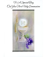 To A Special Boy On Your First Holy Communion - Communion Greeting Card ... - $51.04 MXN