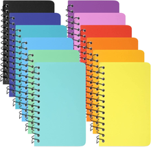 12 Pack Small Spiral Notebook Pocket Notebooks Memo Pads 3x5 Small Notes - £12.20 GBP