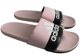 Adidas Adilette Comfort Men Size 18 Pink White Original Adult Slides San... - £18.36 GBP