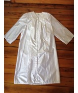 White Graduation Academic Gown Shiny Poly 5&#39;6&quot; - 5&#39;8&quot; 54&quot; Chest - $29.99