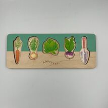 LOVEVERY Community Garden Vegetable Wooden Puzzle - Replacement Board Only - $23.93 CAD