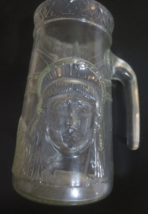 1985 Anchor Hocking Statue of Liberty Centennial Clear Glass Mug Stein 2... - $4.46