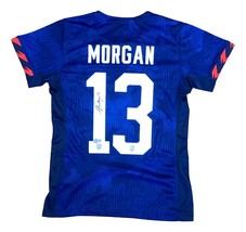 Alex Morgan Signed 2023 Nike USA Women&#39;s Away Medium Soccer Jersey BAS - £190.81 GBP