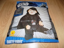 Toddler Size 2-4 Star Wars Darth Vader Halloween Costume Rubie&#39;s For Ages 1-2  - £19.98 GBP