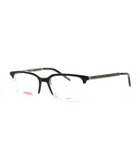 Hugo HG 1125 07C5 00 Black/Transparent/Grey 53mm Eyeglasses New Authentic - $83.29