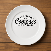 Love Your Life By A Compass Plate - £11.22 GBP+