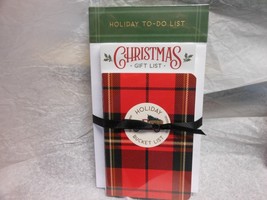 Hallmark &quot;Christmas Memo Holiday To-Do &amp; Gift Pads &amp; Bucket List, Set Of... - $16.78