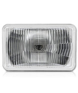 4X6&quot; Rectangular Square Stock Glass Semi Sealed Headlight Headlamp NO Li... - $20.51 CAD