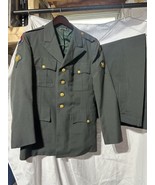 US ARMY Class A Dress Uniform w/pants Vietnam Era 1960s w/ Rank &amp; 9th In... - £44.96 GBP