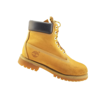 Timberland Men 10061 6&quot; Premium Boot Waterproof Wheat Nubuck Beige Tan 9.5 - $64.77