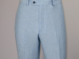 Men's ENZO Linen Spring Summer Suit Light Weight Breathable E58302-9 Light Blue image 13