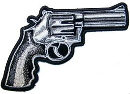 Revolver Pistol Gun Patch P8710 Jacket 5 In Biker Embroidered 2nd Amendment New - £5.27 GBP