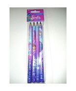 Barbie Pack of Colored Pencils Party Favors Birthday Supplies 4 Per Package - $5.77 CAD