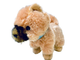Our Generation Chow Chow Tan &amp; Brown Plush Puppy With Collar By Por Battat - $9.95