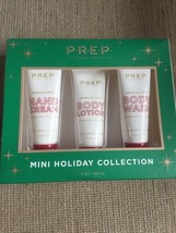 Prep Your vanilla mint bath set Hand Creame Body Wash Lotion Travel 3oz - $75.62 MXN