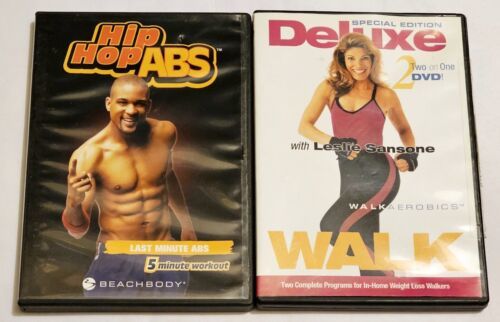 Hip Hop Abs DVD - Beachbody - Shawn T & Deluxe Walk Aerobics DVD - $5.86