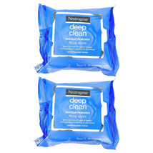 2-Pack New Neutrogena Make Up Remover Cleansing Facial Towelettes Refil ... - £16.43 GBP