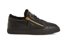 Giuseppe Zanotti Gail Dark Brown Shearling Sneaker Sz 37 - $197.99