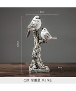 Resin Bird Furnishings Sculpture Home Decor Resin Handicraft Cabinet Orn... - £38.66 GBP