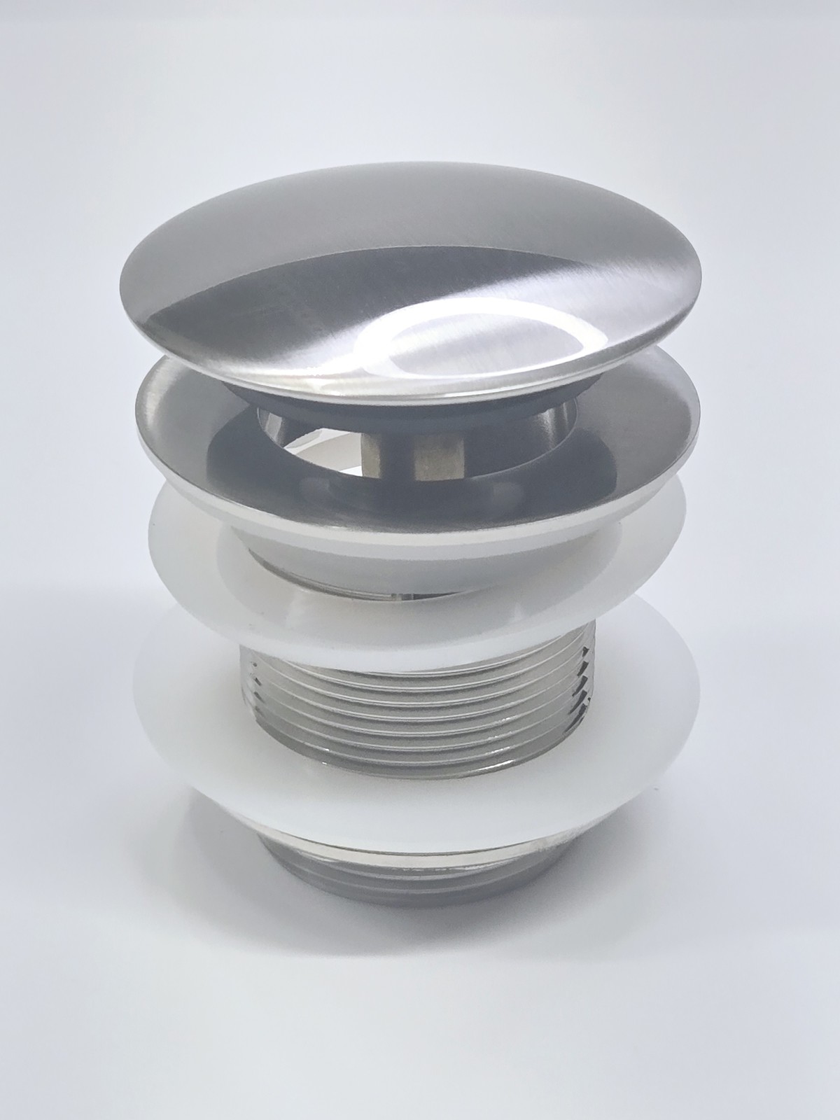 Mountain Plumbing BDWOF-ST/BRN Soft Pop Up Tub Drain - Brushed Nickel - $34.90