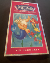 Disneys The Little Mermaid - Ariels Undersea Adventures - In Harmony (VHS, 1993) - £3.76 GBP