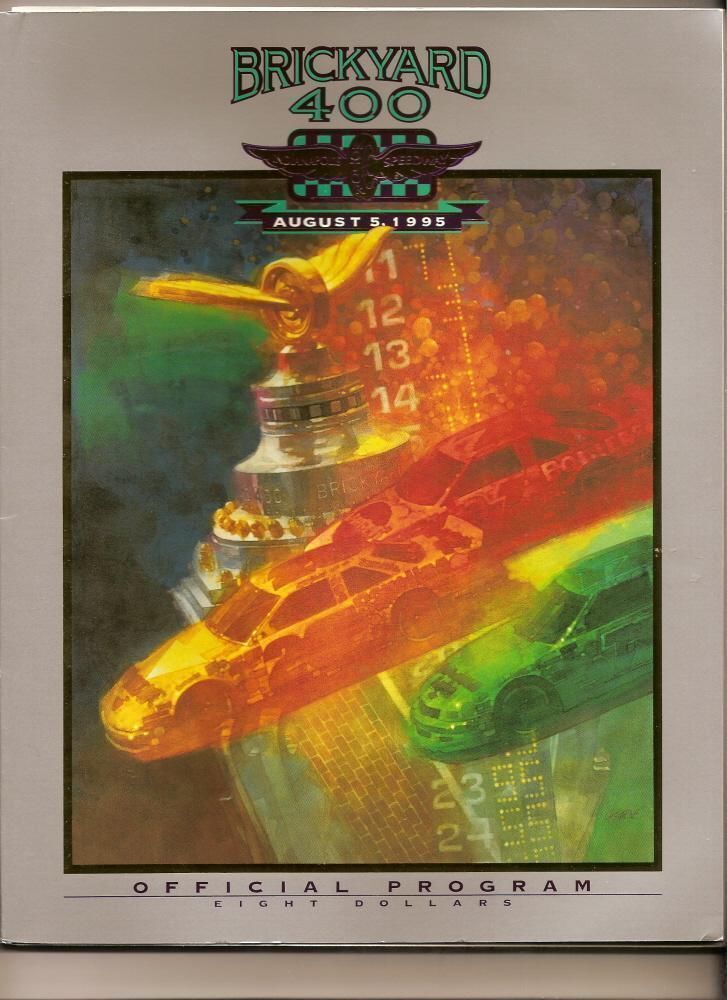 1995 Brickyard 400 program Earnhardt win #66 Nascar - $29.93