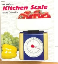 6.5 pound capacity Kitchen Scale (Blue) - $25.00