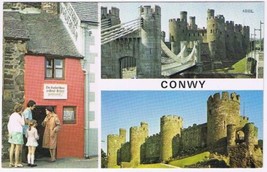 Postcard Conwy Smallest House In Great Britain Harvey Barton - £2.35 GBP