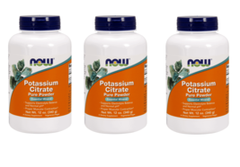 Now Foods Potassium Citrate Pure Powder 340g (12 Oz) - 3 Pcs - Free Shipping - £72.30 GBP