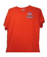 Harley Davidson STURGIS T-shirt Sz L Orange Short Sleeve - €8,59 EUR
