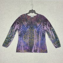Unity World Wear Women&#39;s Shirt Long Sleeve Purple XL - £10.46 GBP