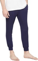 Calvin Klein Men&#39;s Animal Print Ultra-soft Modal Jogger Pajama Pants in Navy-Lrg - £23.56 GBP