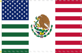 USA Mexican 3&#39;X5&#39; Flag ROUGH TEX® 68D - £18.36 GBP