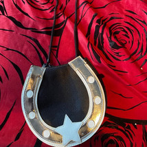Circus by Sam Edelman Women Black/Silver Leather Crossbody Bag One Size - £14.69 GBP